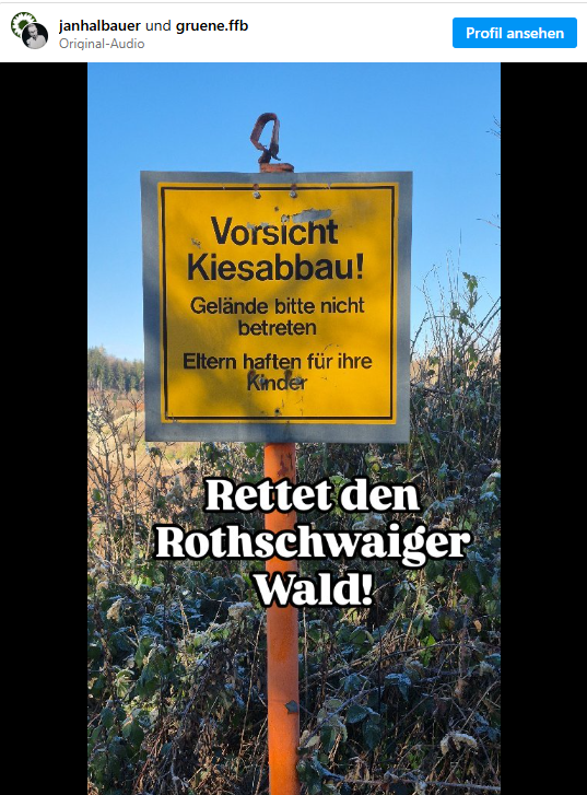 Kein Industriegebiet im Rothschwaiger Forst!