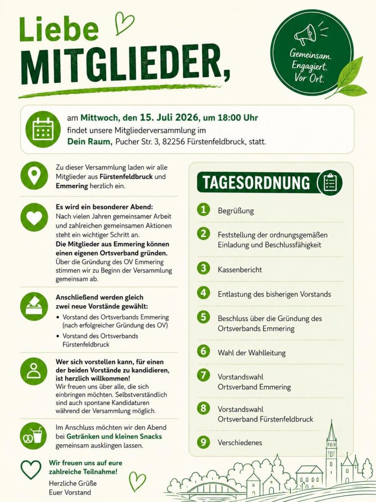 Mitgliederversammlung